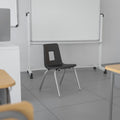 Black 14-inch Stack School Chair X4670
