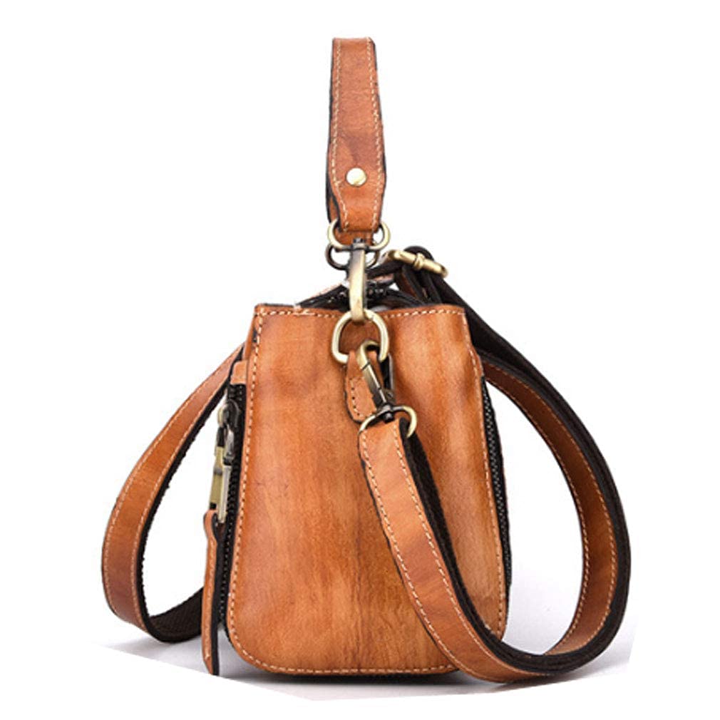 Small Leather Shoulder Bag Crossbody Pack V91442