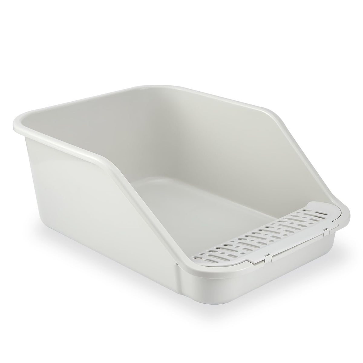Large Cat Litter Box with High Sides and Low Entry V81525