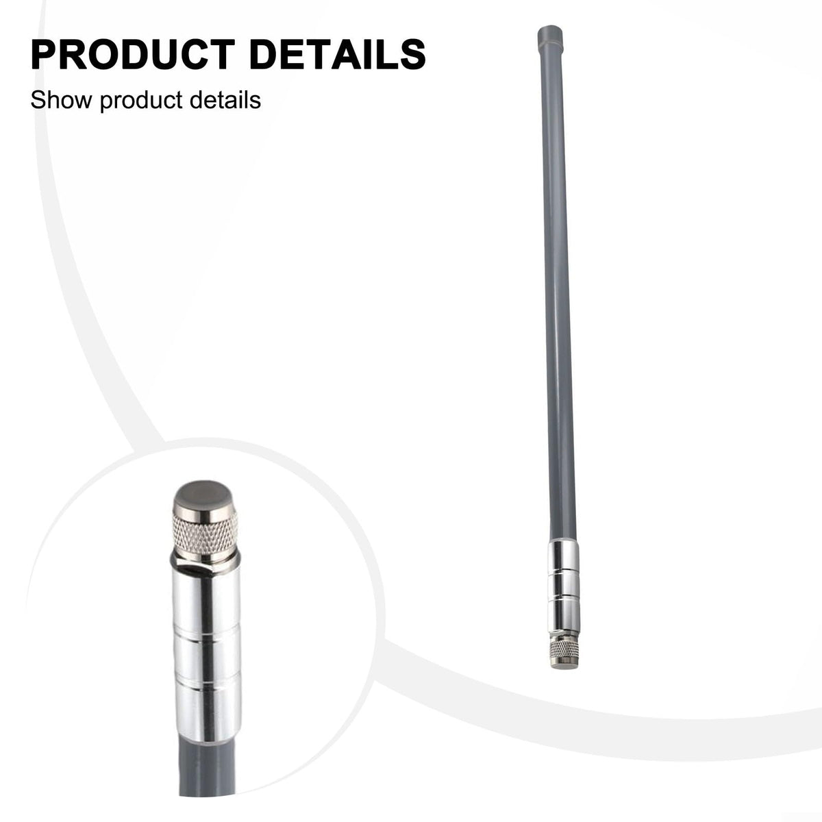 Fiberglass Antenna 5.8 DBi 868 MHz 915 MHz N Male Connectors O461
