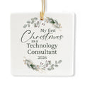 Ceramic 3-inch Square Ornament X11924