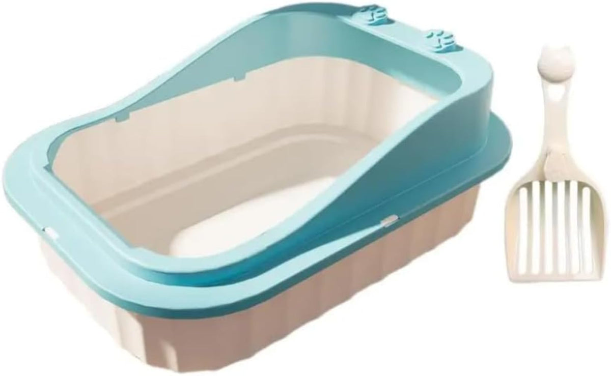 Semi Enclosed Anti Splash Cat Litter Tray R79347