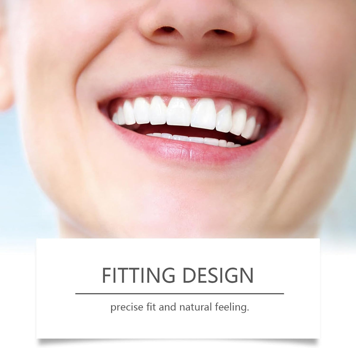 Upper and Lower Silicone Denture Set (2pcs) K3584