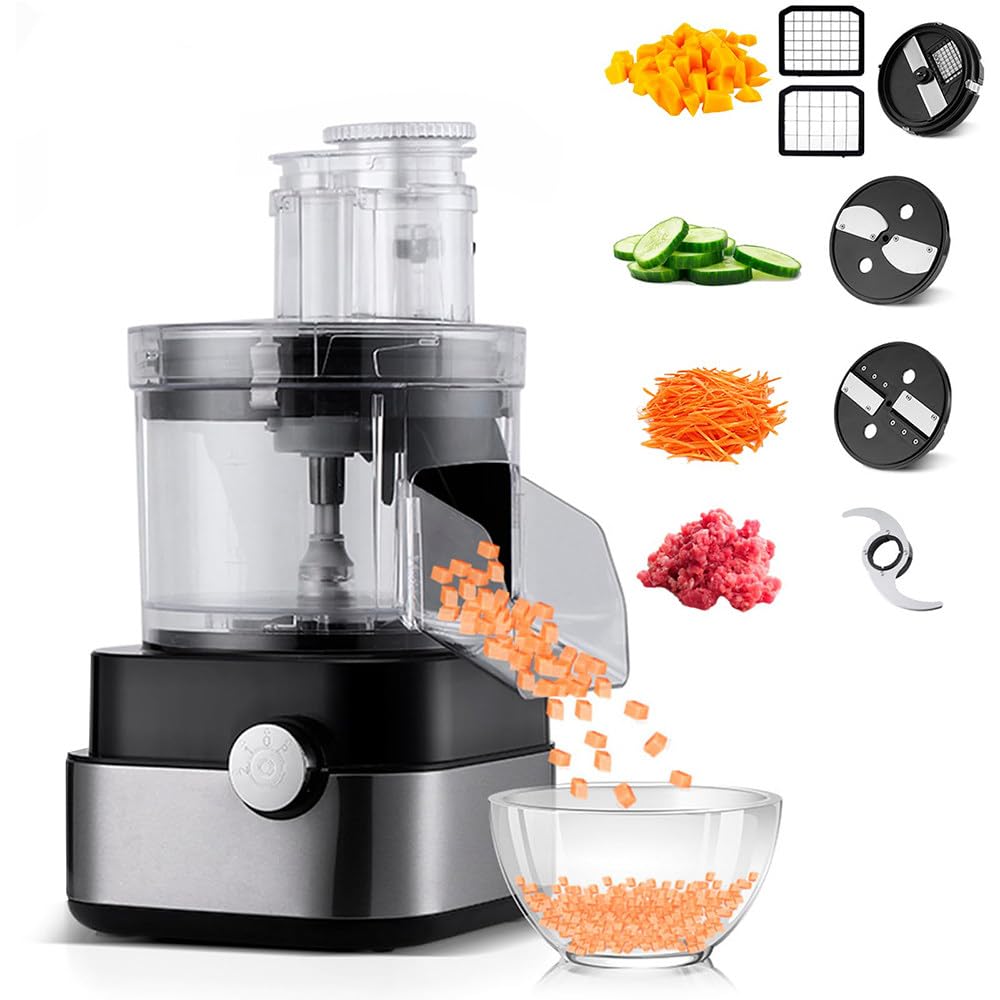 600W 5 Cube Grid 5000ml Electric Vegetable Chopper K800062