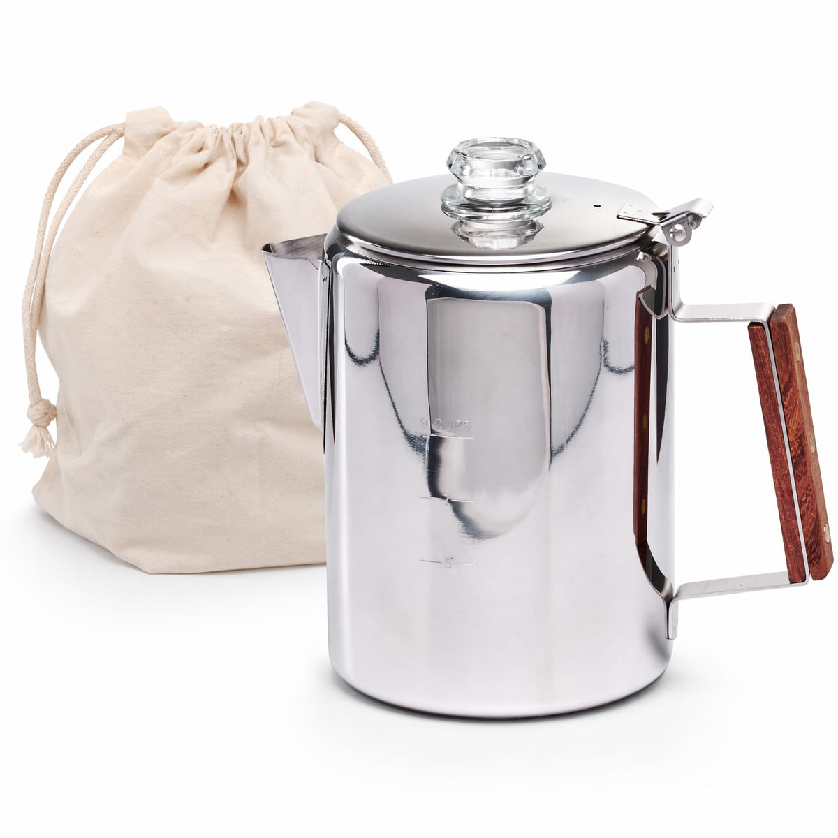 Stainless Steel 9 Cup Camping Coffee Percolator V622