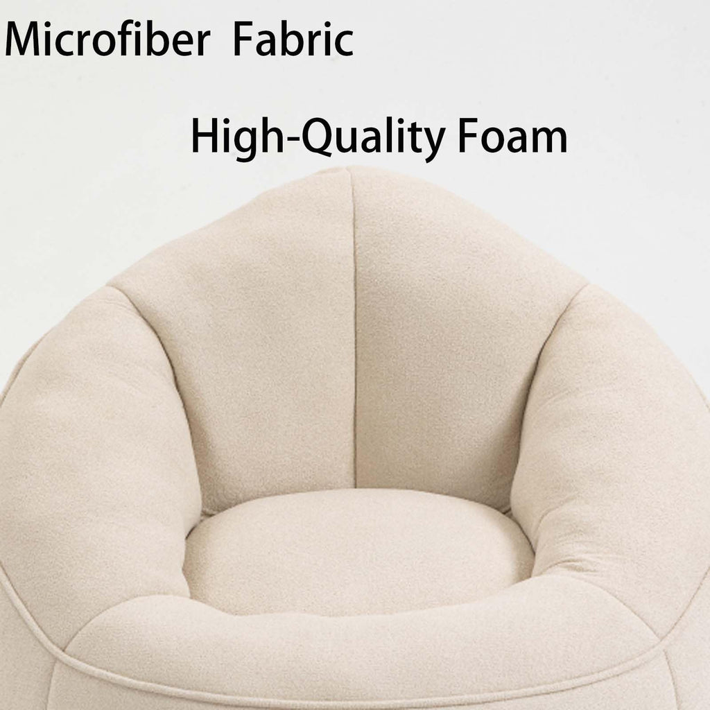 Memory Foam Bean Bag Chair with Footrest E95282
