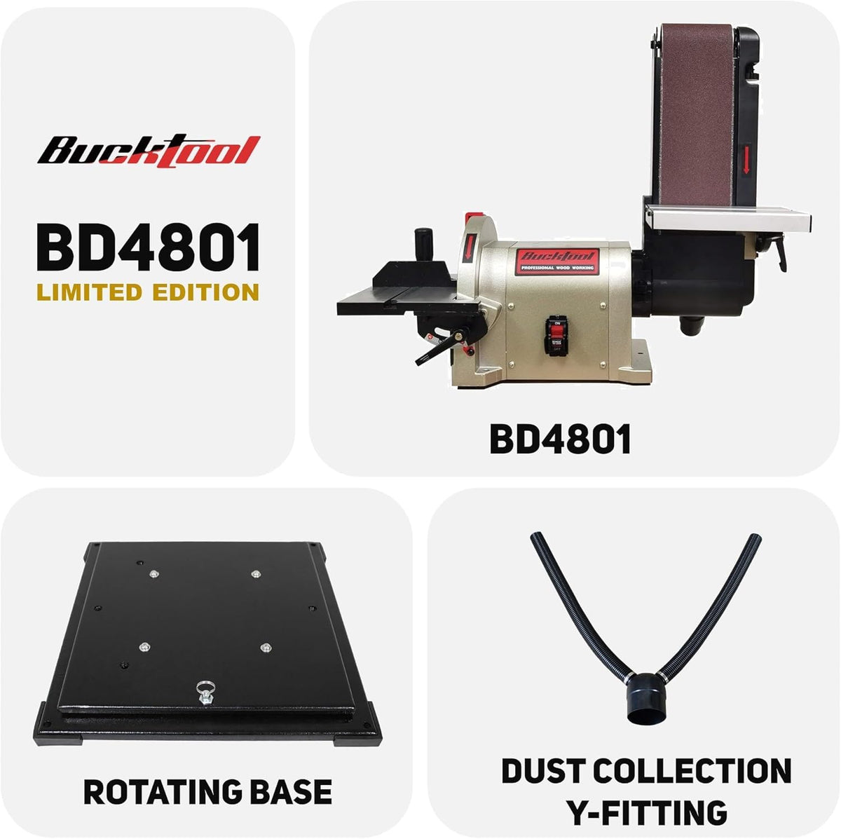 Belt Disc Sander with Rotating Base T62263