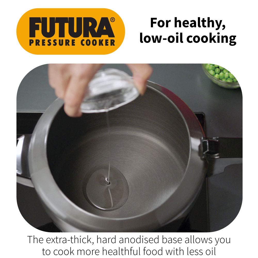 2 Litre Hard Anodised Pressure Cooker P621