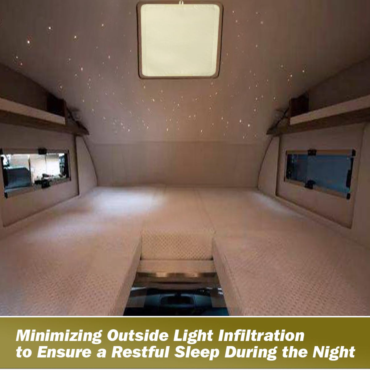 Waterproof RV Roof Vent Insulator and Shower Skylight Cover H909072