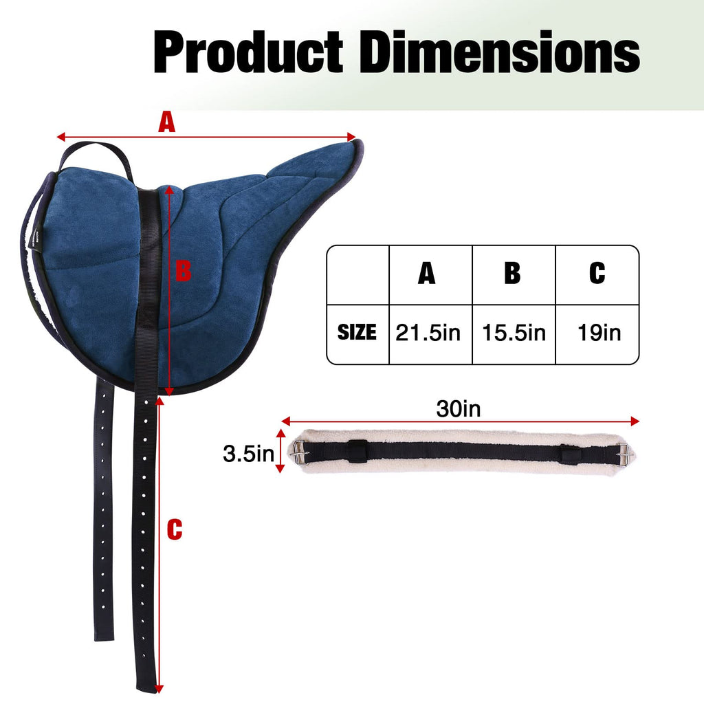 Horse Riding Pad with Matching Girth A345739