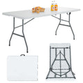 6ft White Folding Table R61943