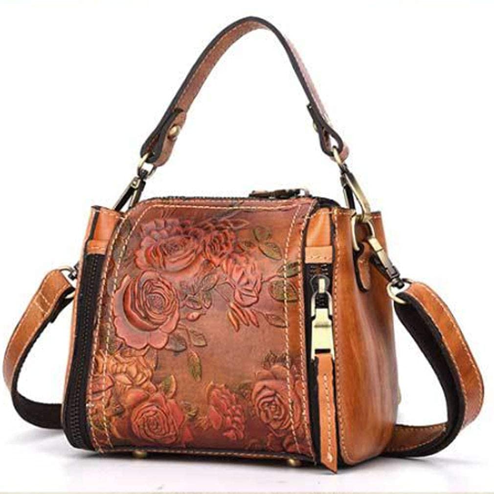 Small Leather Shoulder Bag Crossbody Pack V91442