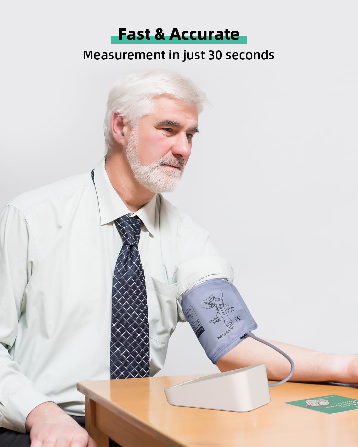 FDA Cleared Blood Pressure Monitor Large LCD Display P93107