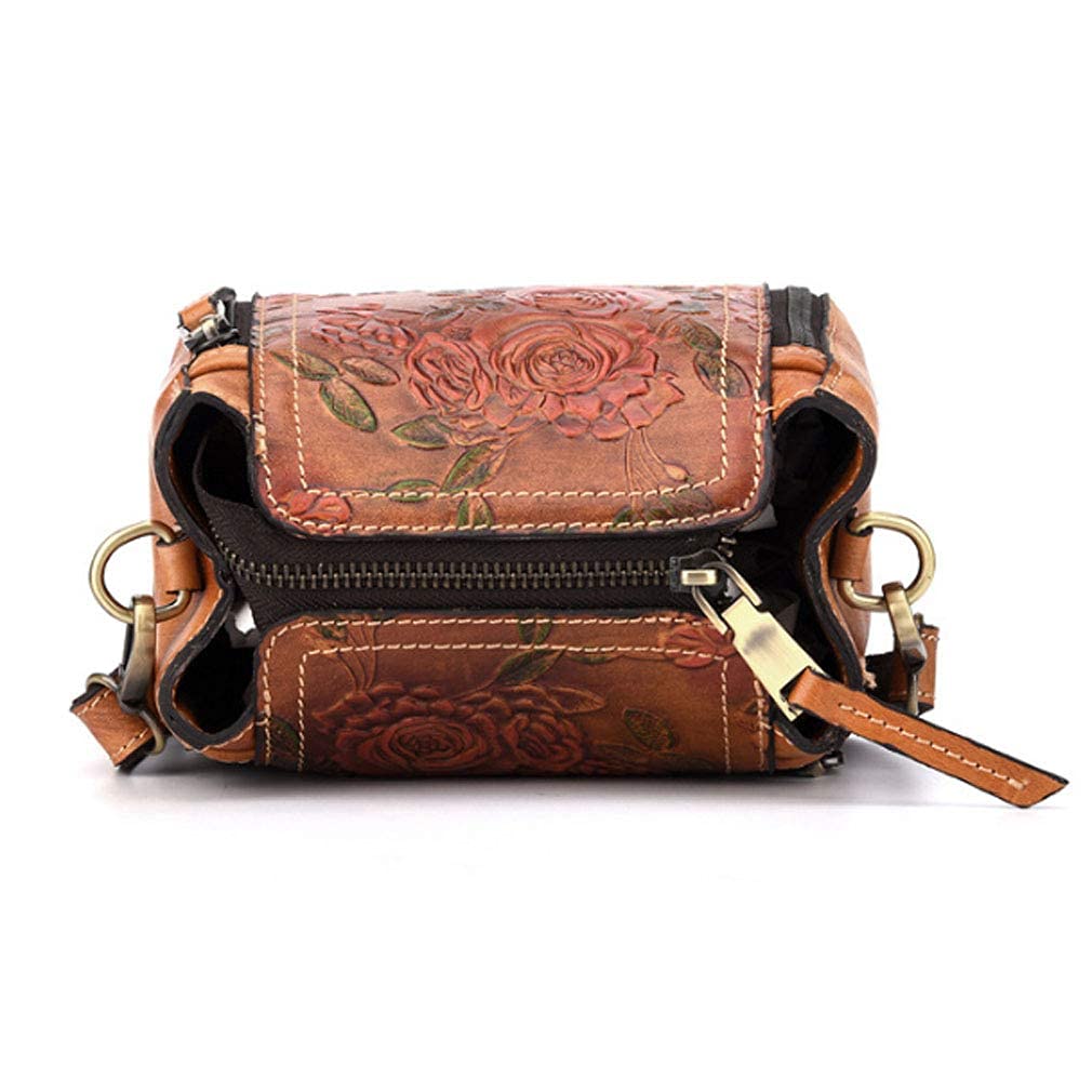 Small Leather Shoulder Bag Crossbody Pack V91442