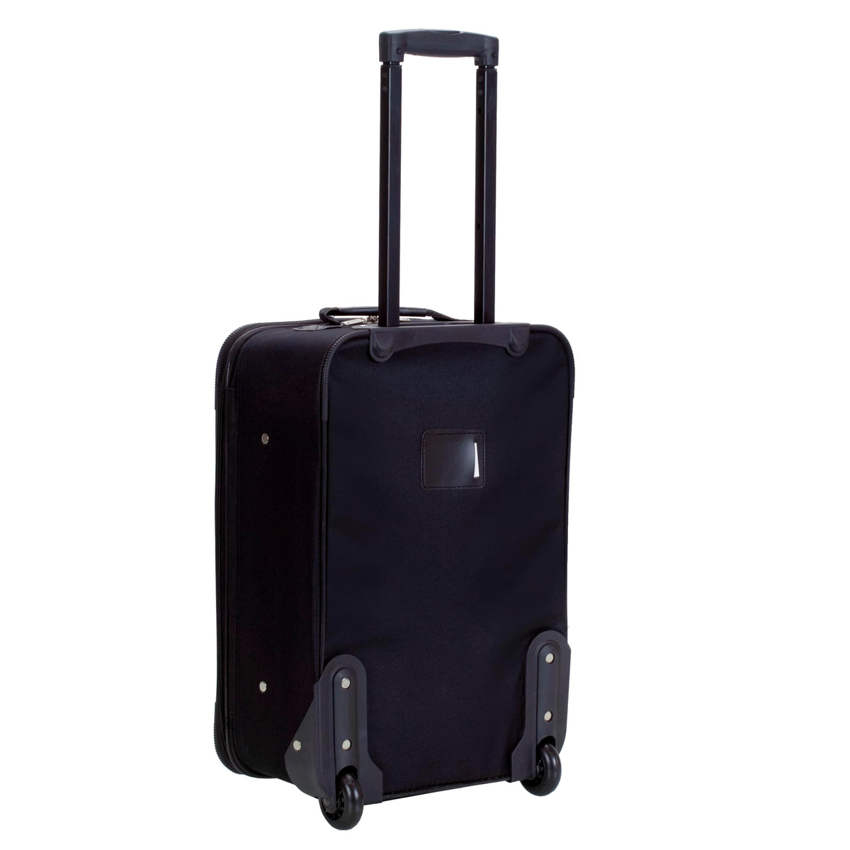 Expandable Softside Upright Luggage Set, Black, 2-Piece (14/19) B13325