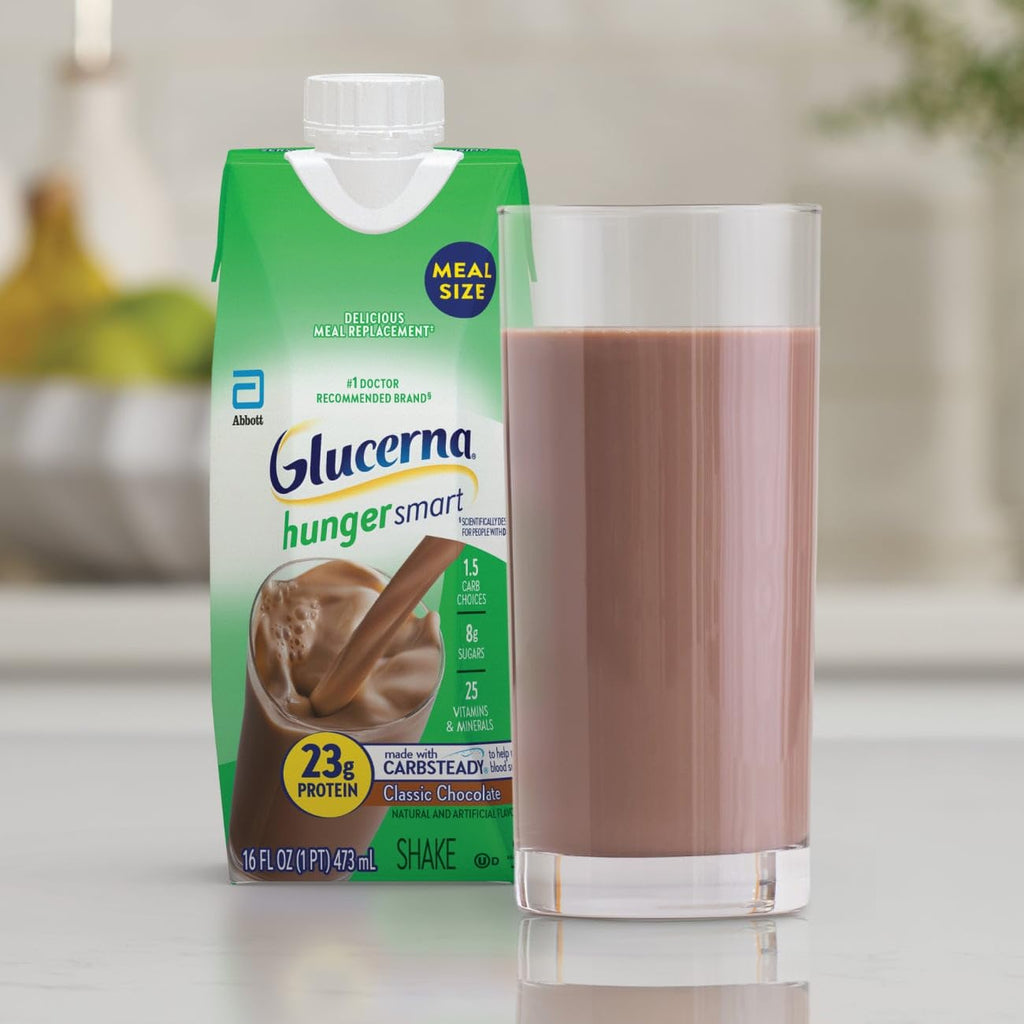 Classic Chocolate Diabetes Care Shake 23g Protein 12 Pack K70267