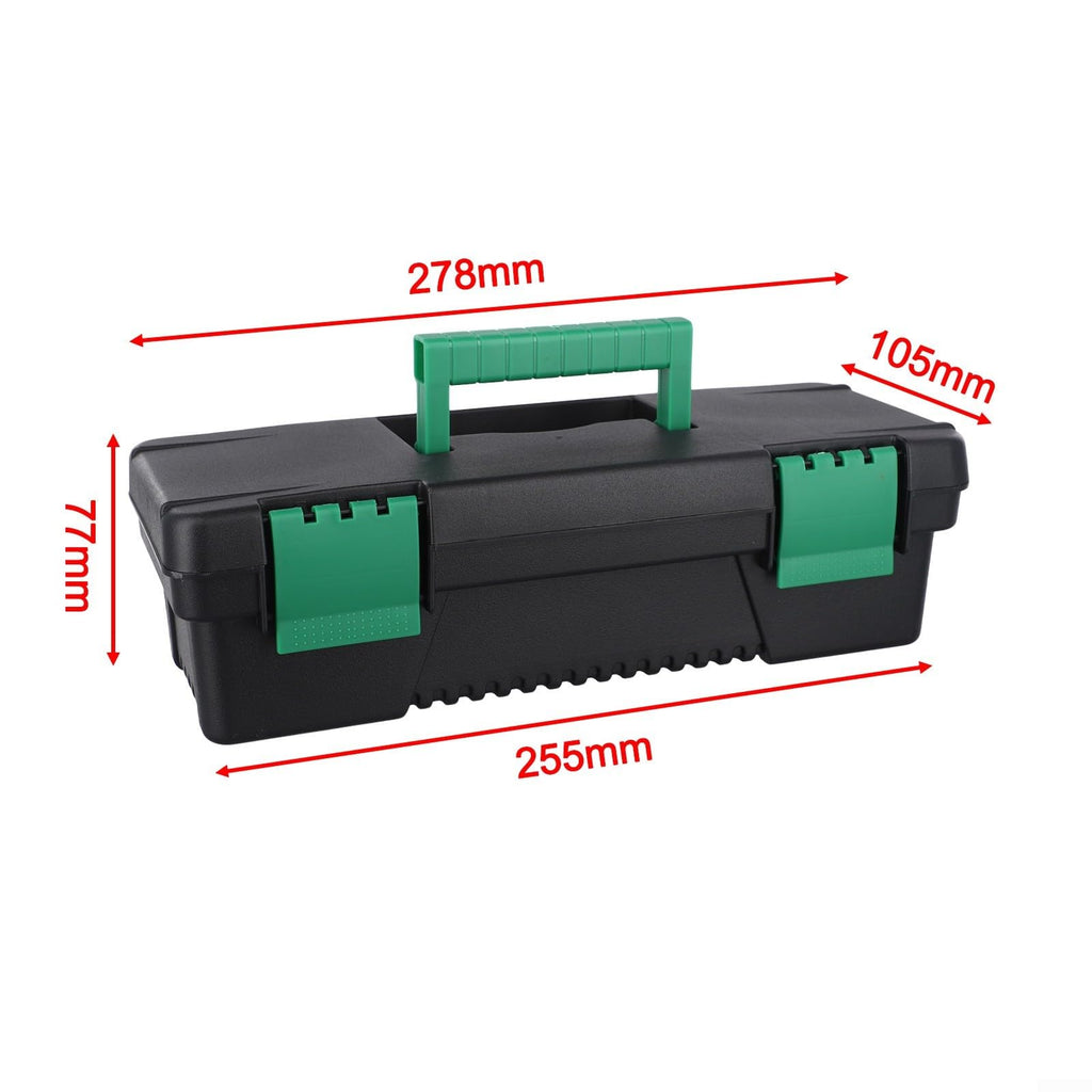 10 Inch Portable Plastic Toolbox with Ergonomic Handle H687