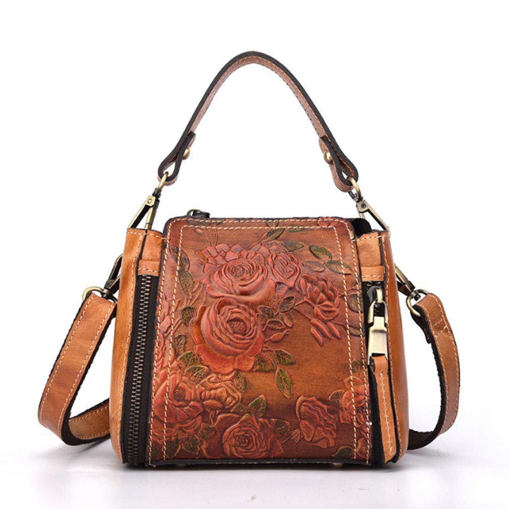 Small Leather Shoulder Bag Crossbody Pack V91442