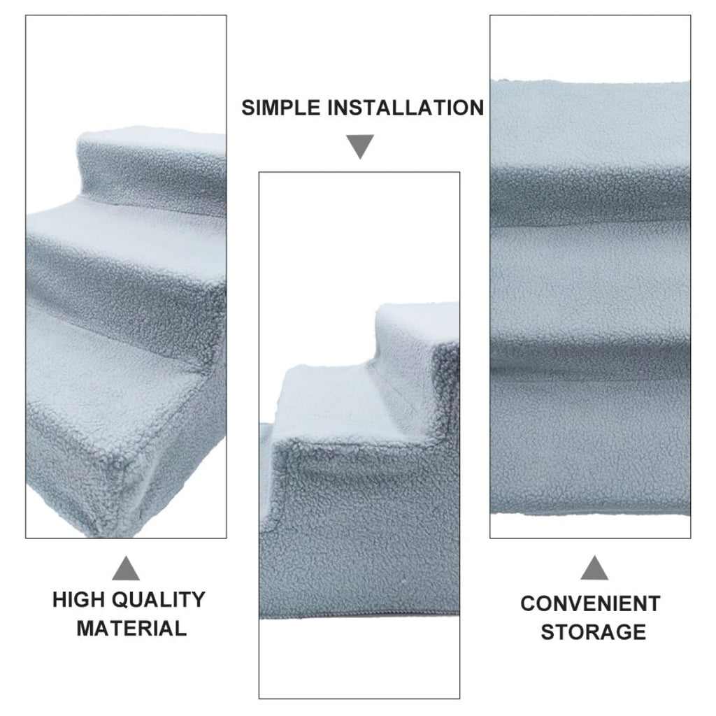 Non-Slip Gray Pet Stairs Y861344