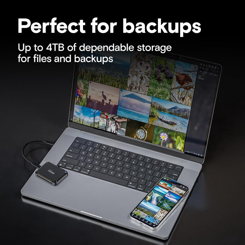1TB Portable SSD USB-C Black A57841