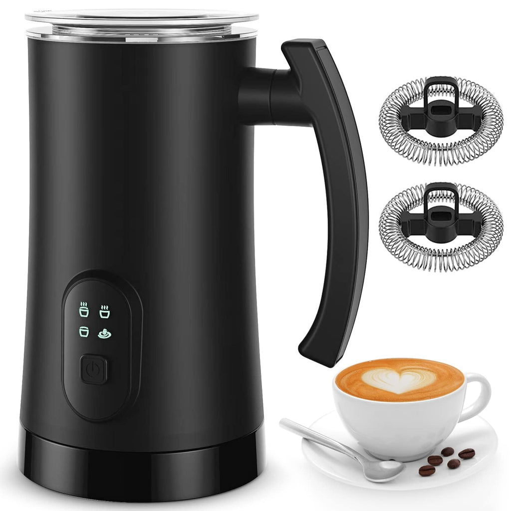 4 in 1 Electric Milk Frother, 11.8oz Automatic Warm and Cold Foam Maker G18987