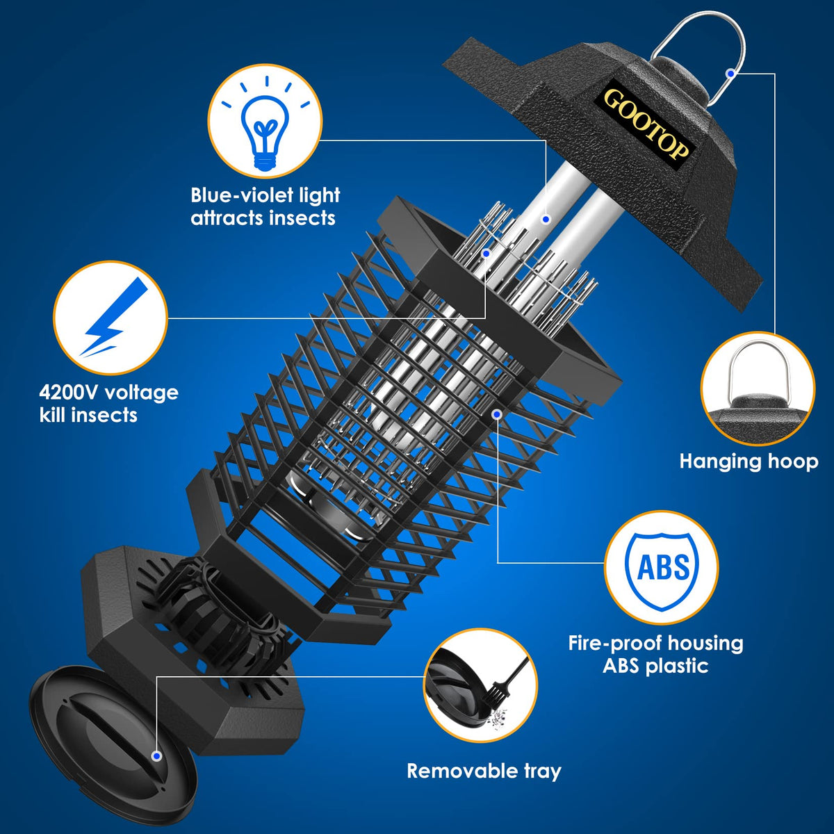 4200V Electric Bug Zapper S5747