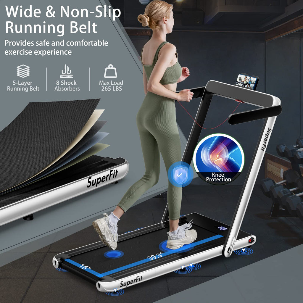 2 in 1 Folding Electric Treadmill E57696