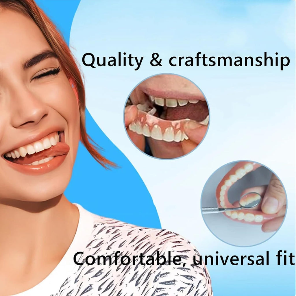 Upper and Lower Silicone Denture Set (2pcs) K3584
