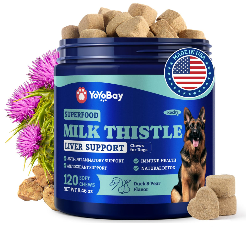 Milk Thistle Liver Support Chews for Dogs D41337