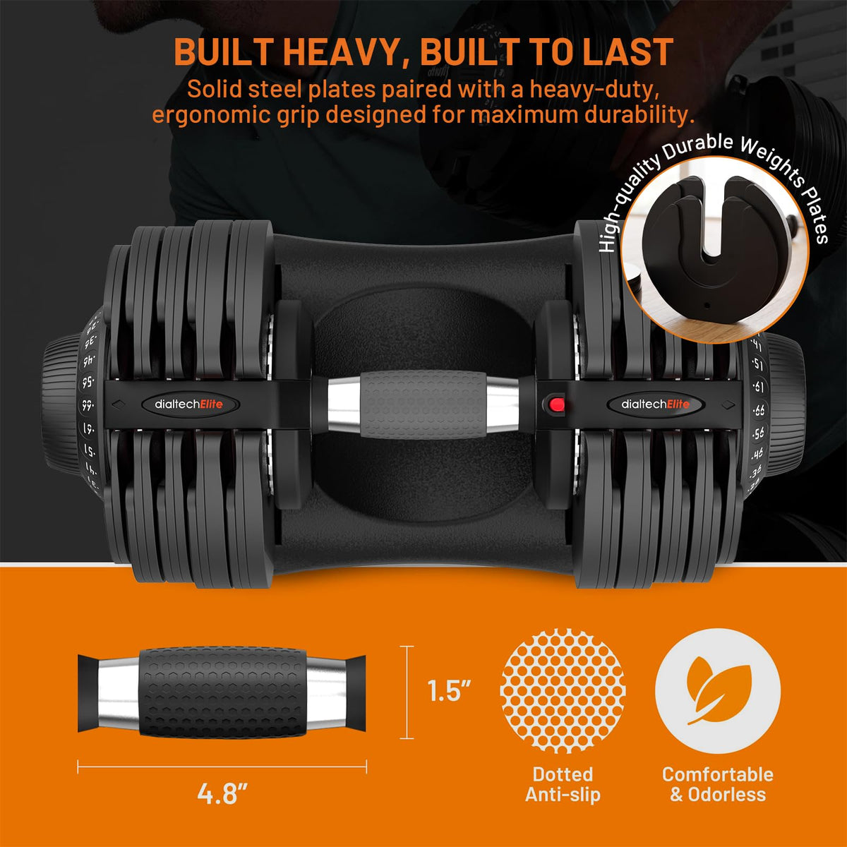 Adjustable Dumbbells Set 5–88LB R73284
