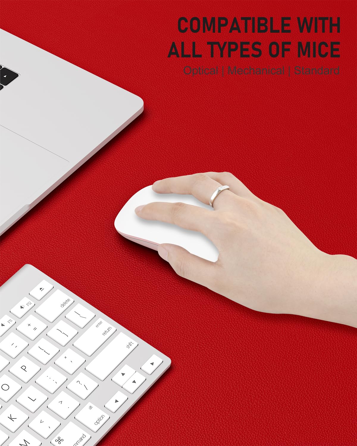 Bright Red Desk Pad L646030