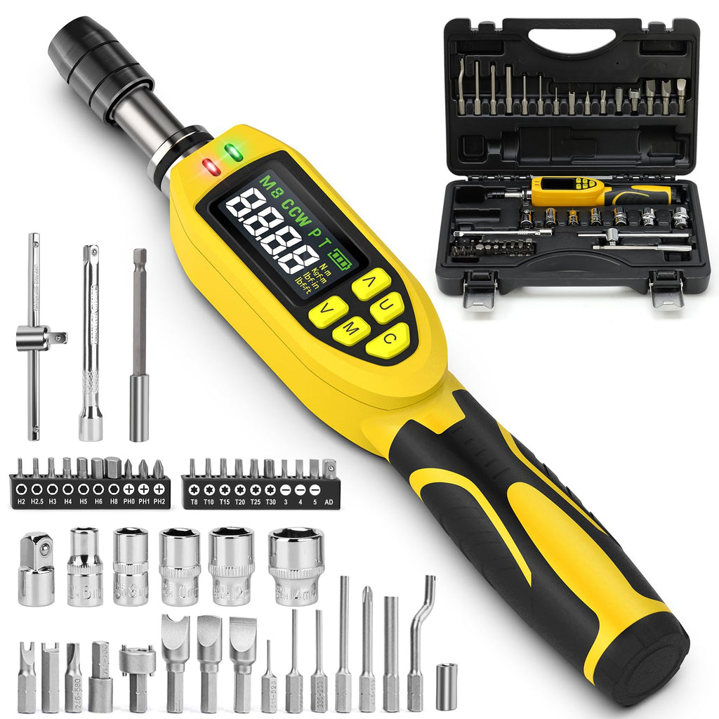 46-Pc Digital Torque Screwdriver Set L922