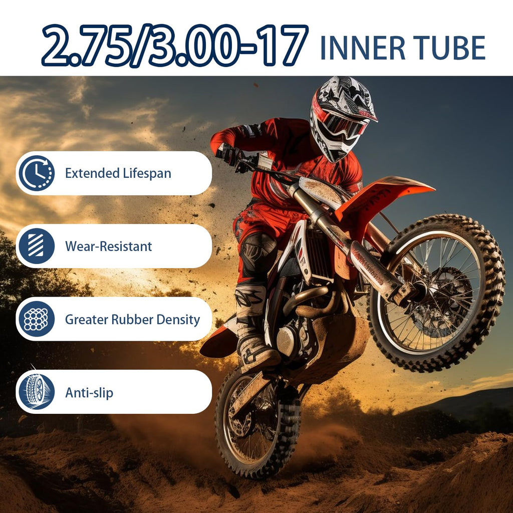 2 Pack 2.75/3.00-17 Heavy Inner Tube I18615