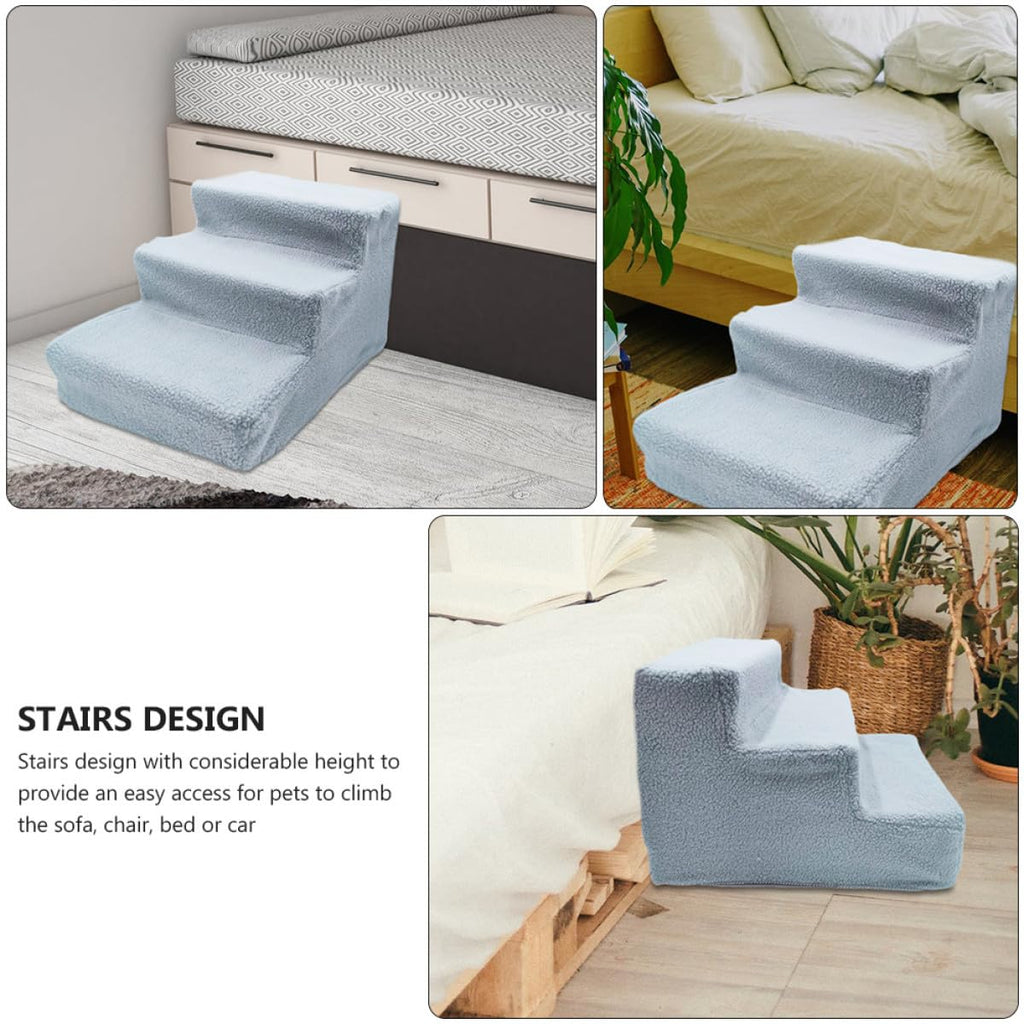 Non-Slip Gray Pet Stairs Y861344