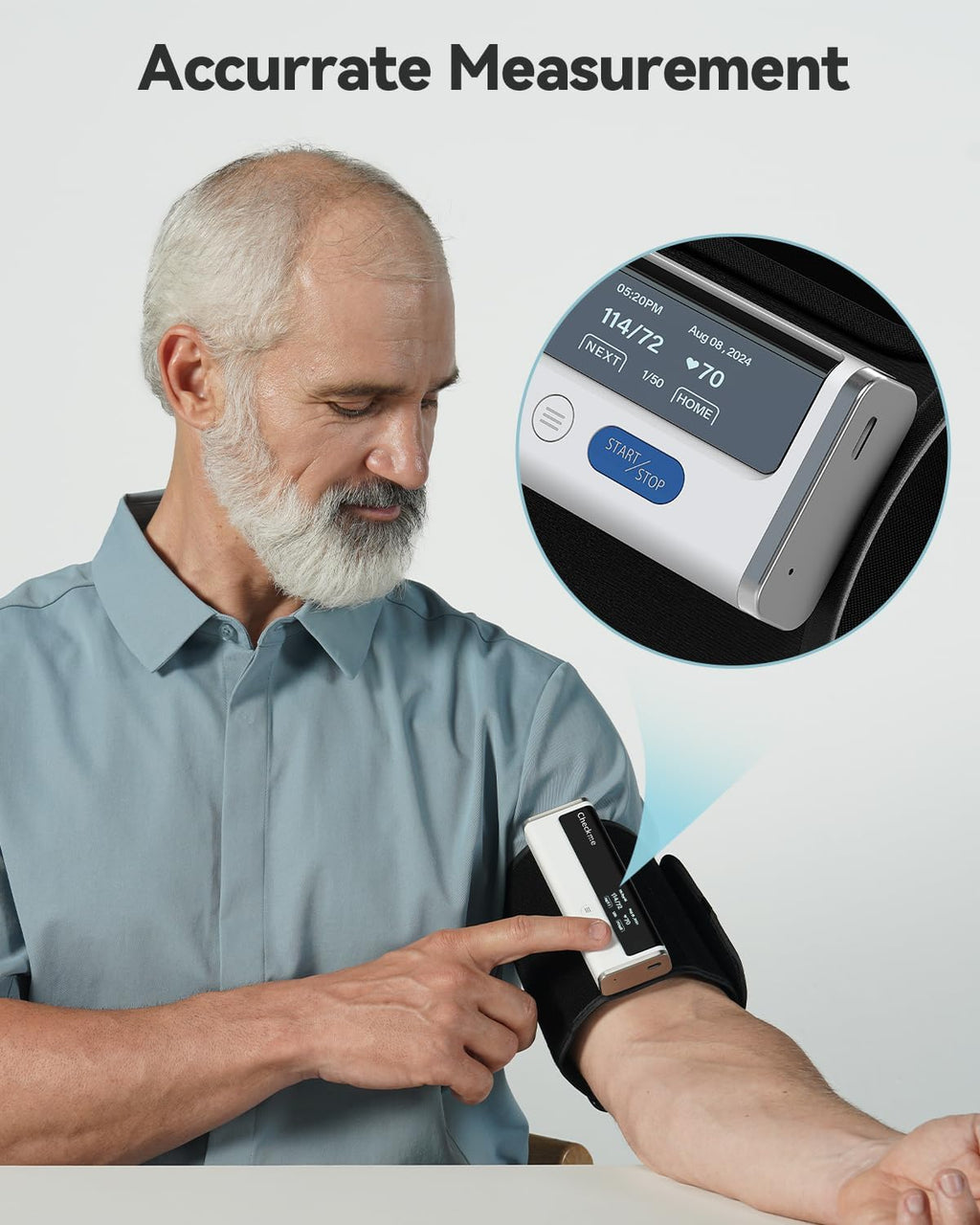 Upper Arm Blood Pressure Monitor with Bluetooth Cuff Z42786