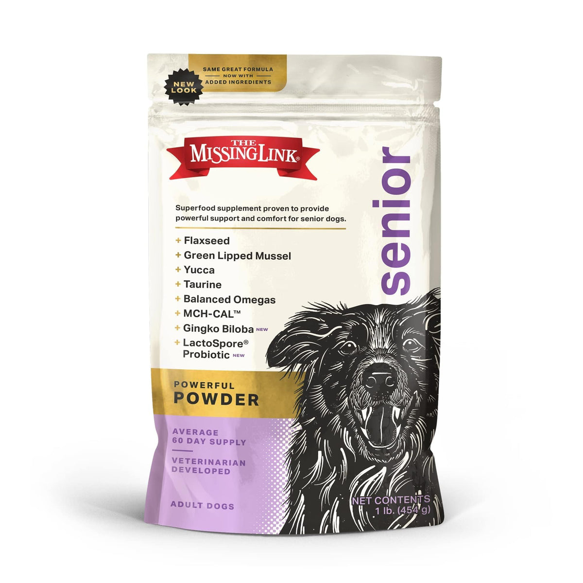 Senior Dog Supplement Powder 1lb Bag A436