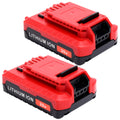 2 Pack 20V Max 3.0Ah Lithium Battery P933323
