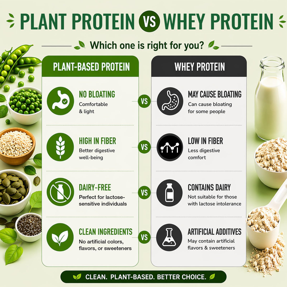 30g Organic Vegan Plant-Based Protein Powder Z212