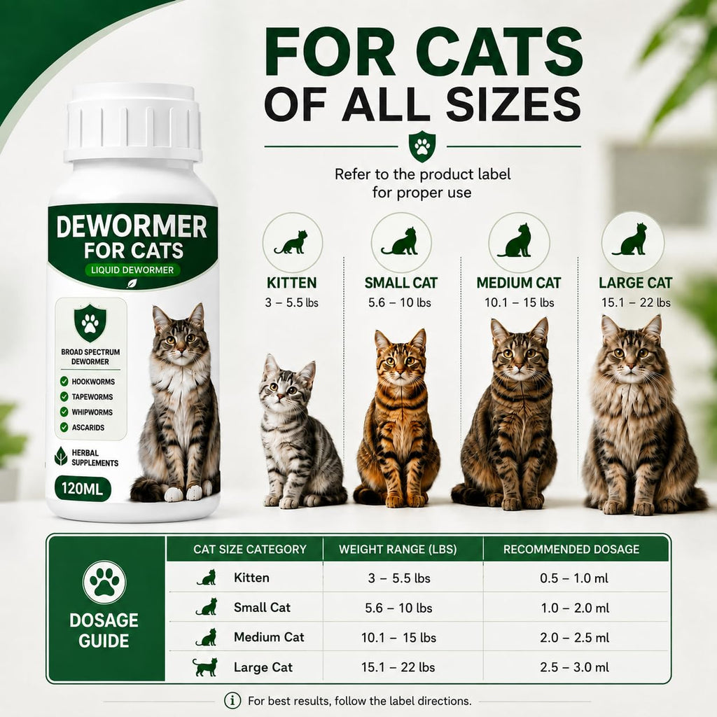 Broad Spectrum Liquid Cat Dewormer P246349