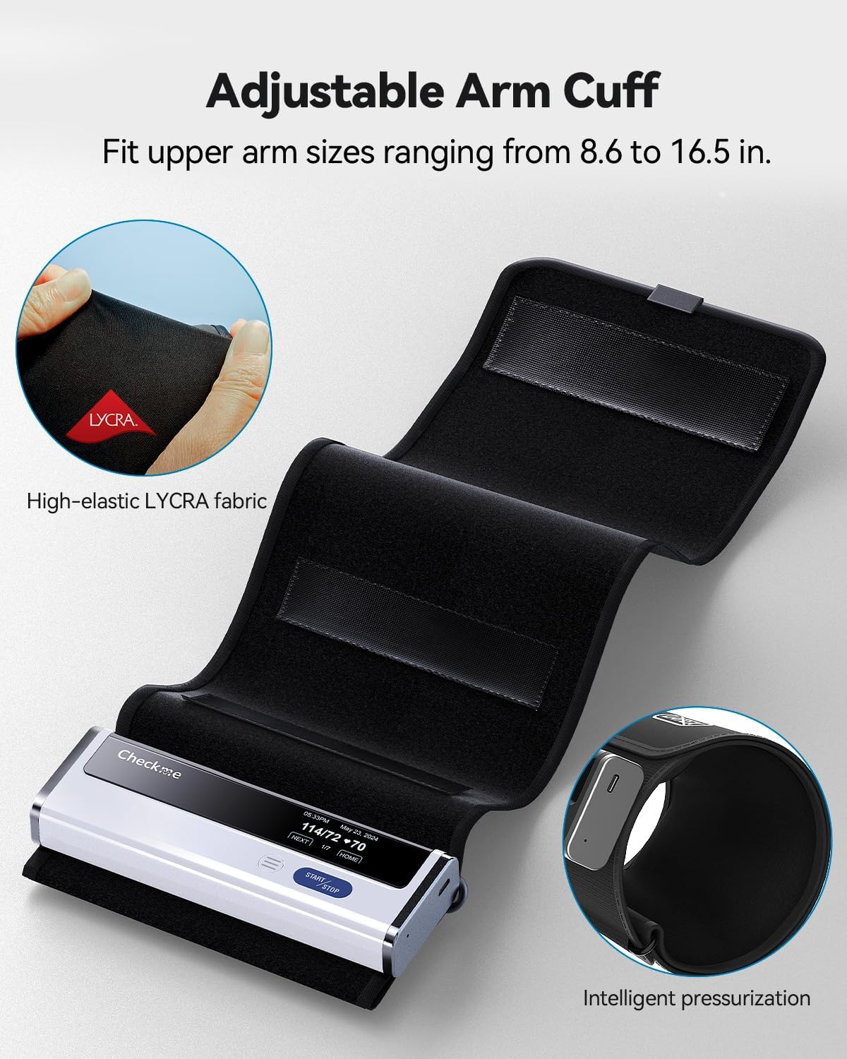 Upper Arm Blood Pressure Monitor with Bluetooth Cuff Z42786