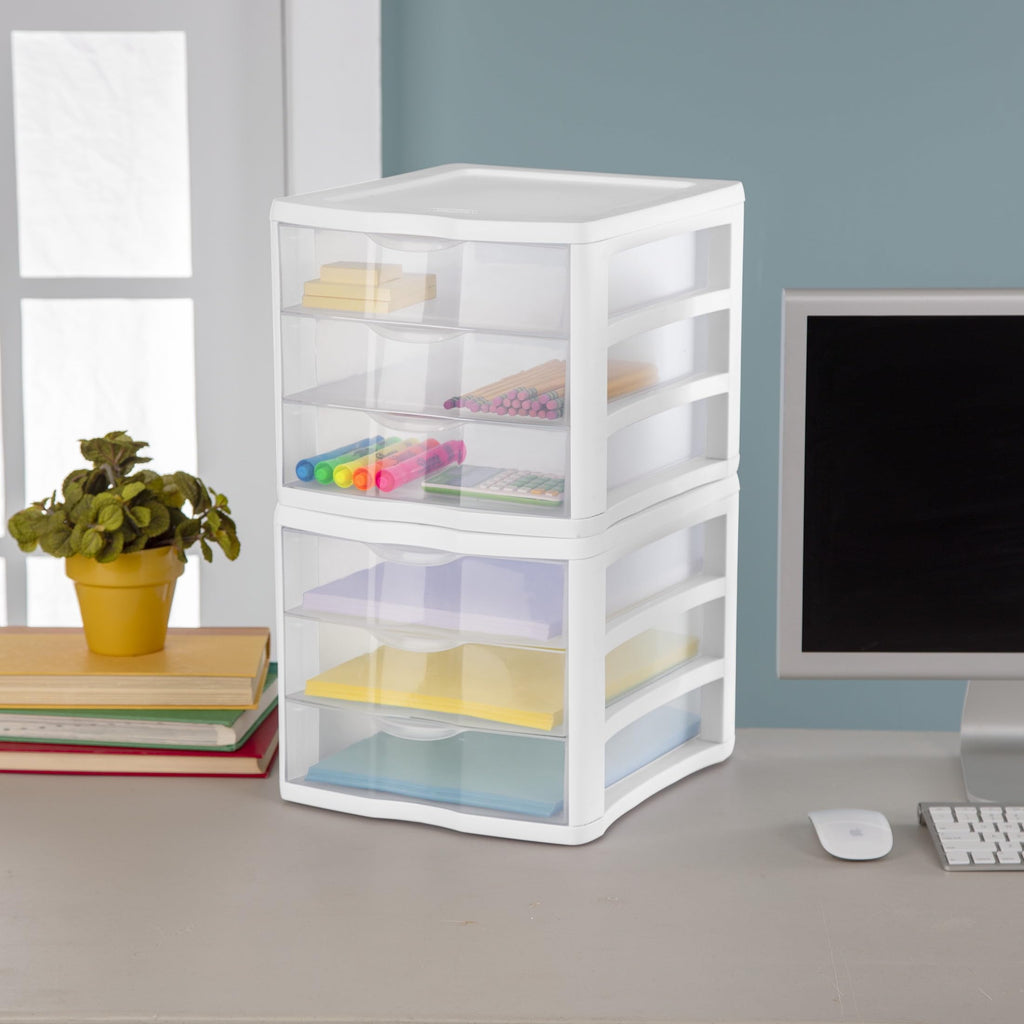3 Drawer Clear Storage Organizer D86377