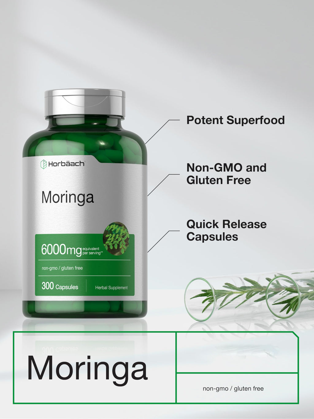 Moringa Oleifera 300 Capsules F31636