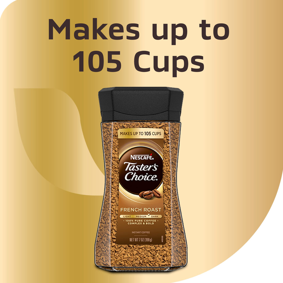 French Roast Instant Coffee 2 Bottles x 7 Oz O95662