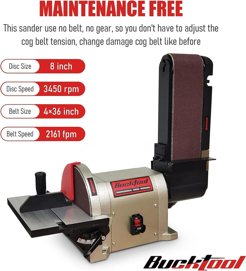 Belt Disc Sander with Rotating Base T62263