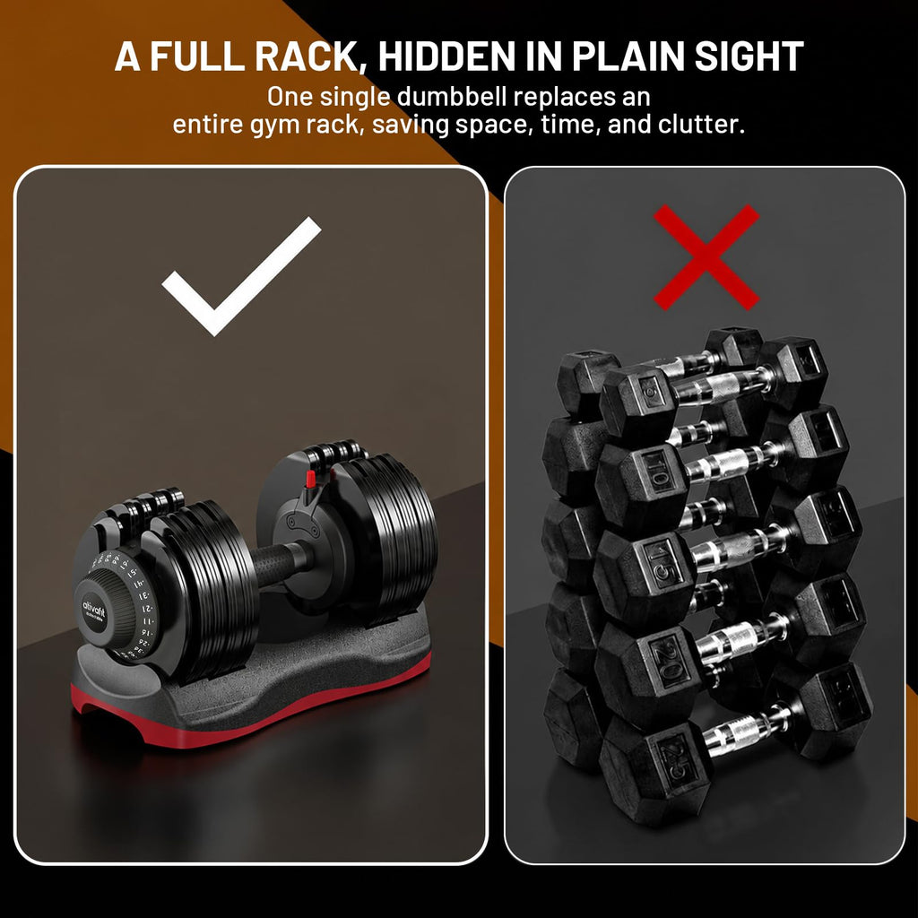 Adjustable Dumbbells Set 5–88LB R73284