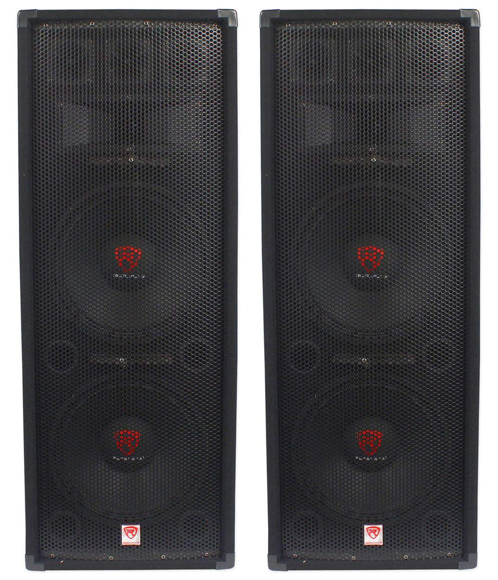 Dual 12" 3-Way 8-Ohm Passive PA Speaker, 2-Pack V5543