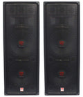 Dual 12" 3-Way 8-Ohm Passive PA Speaker, 2-Pack V5543