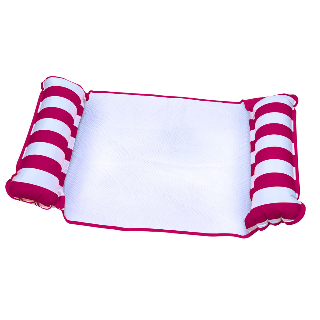 Light Blue, Navy & Burgundy/White Stripe 3-Pack Pool Float R370