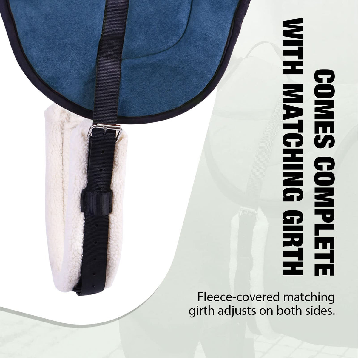 Horse Riding Pad with Matching Girth A345739