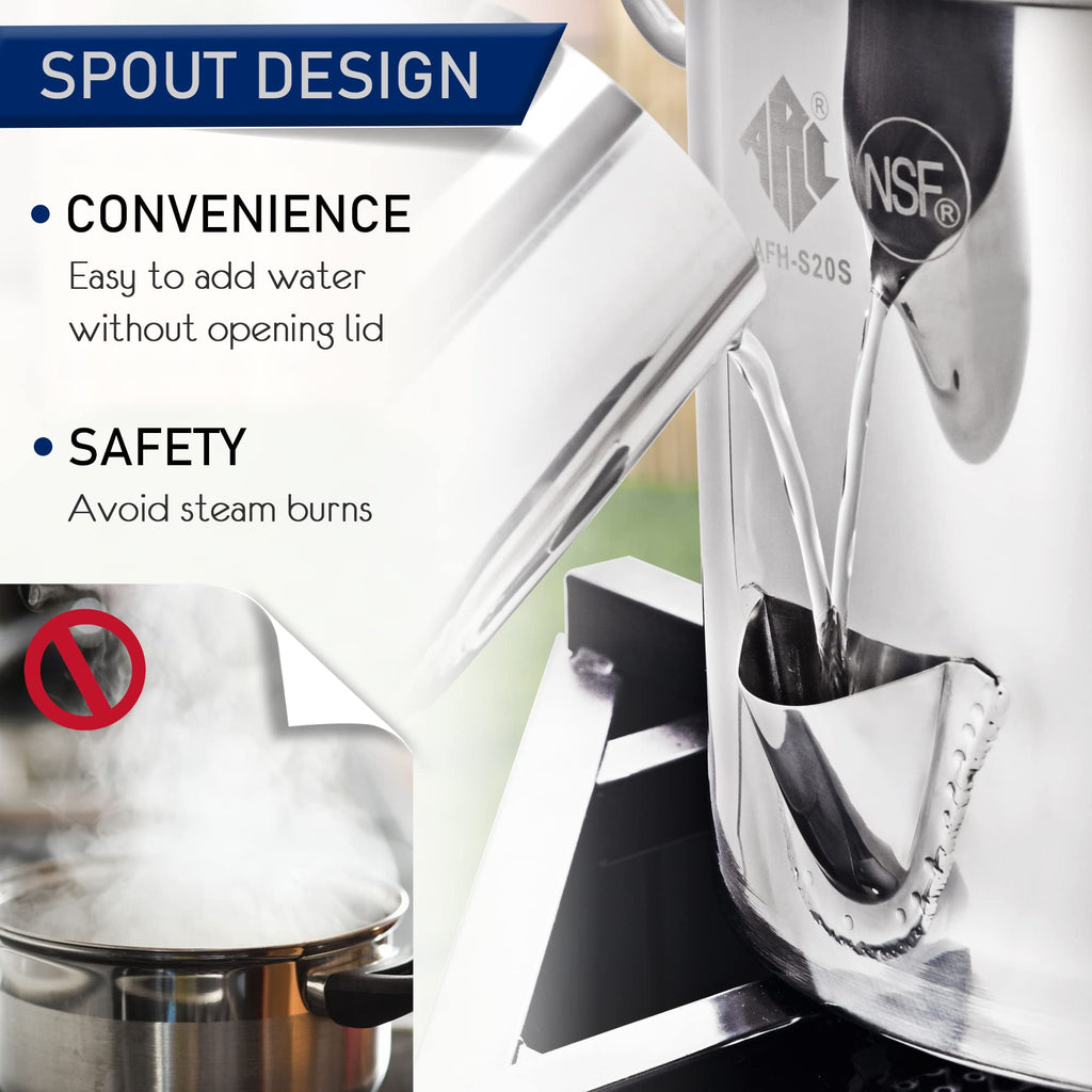 20QT Stainless Steel Tamale Steamer Pot M442